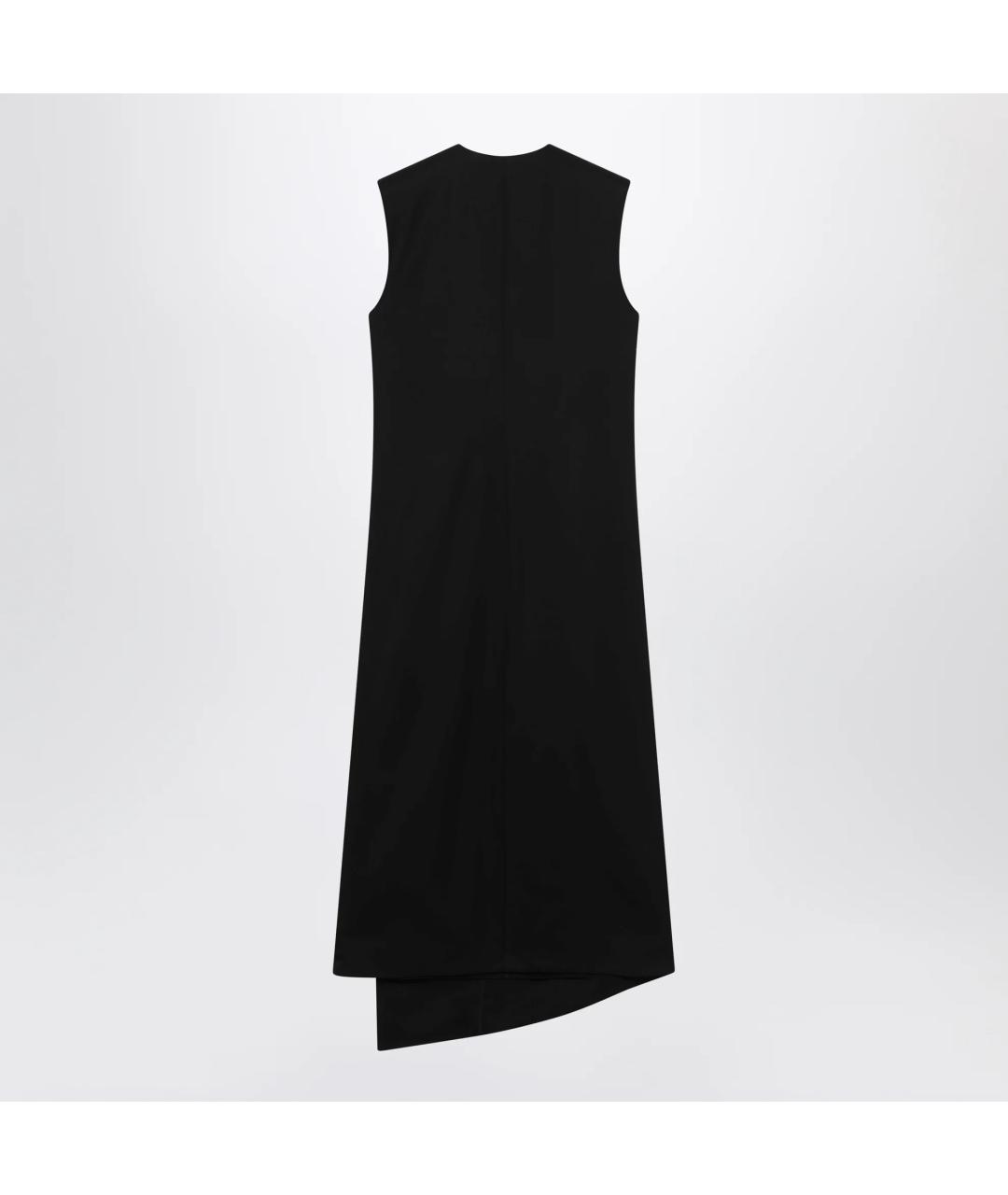 BOTTEGA VENETA Черное шерстяное платье, фото 2