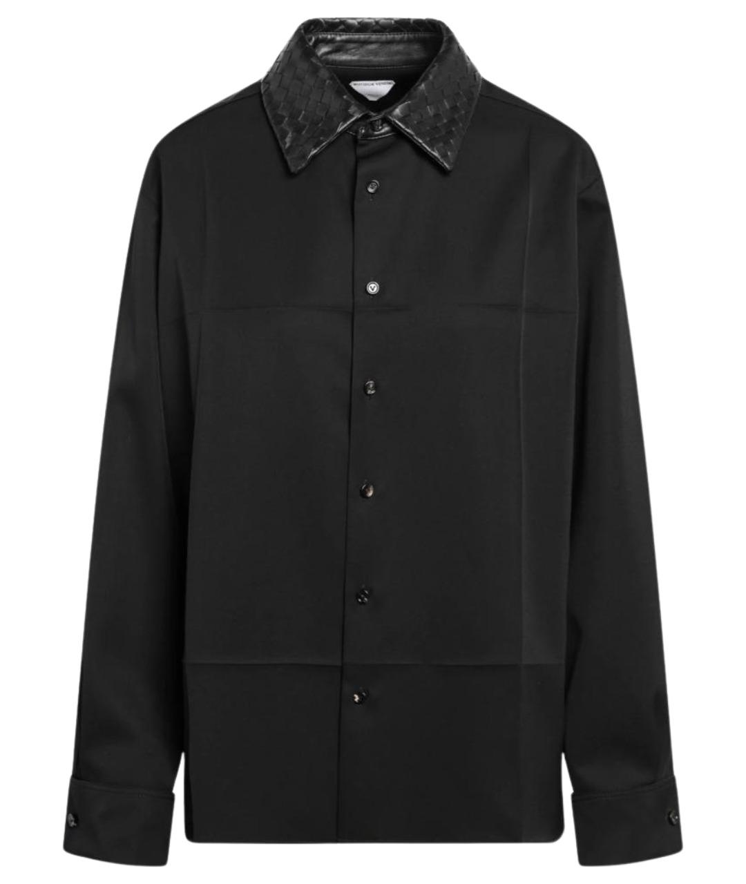 BOTTEGA VENETA Черная шерстяная рубашка, фото 1