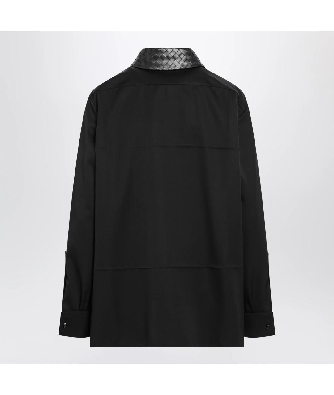 BOTTEGA VENETA Черная шерстяная рубашка, фото 2