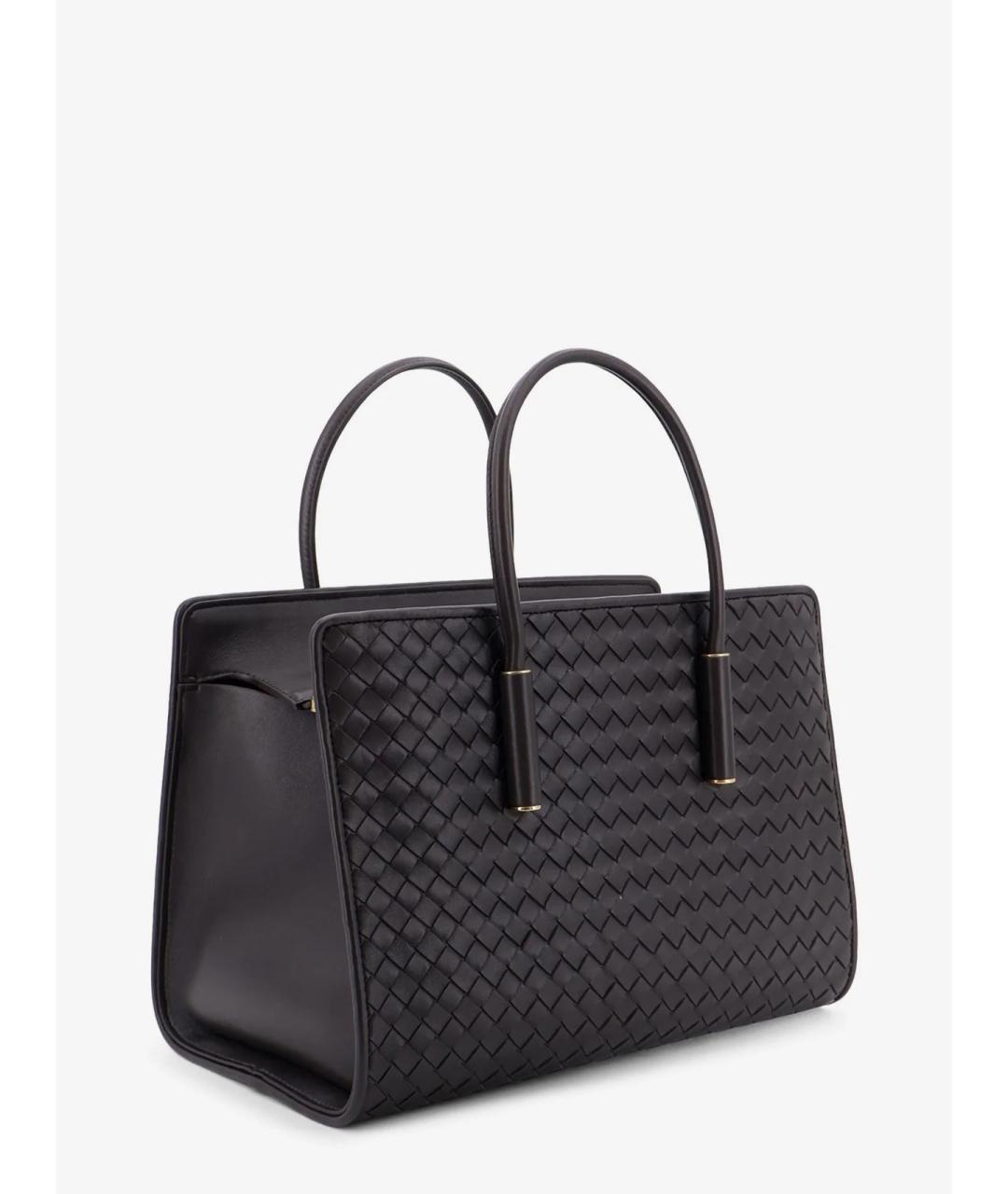 BOTTEGA VENETA Коричневая кожаная сумка тоут, фото 4