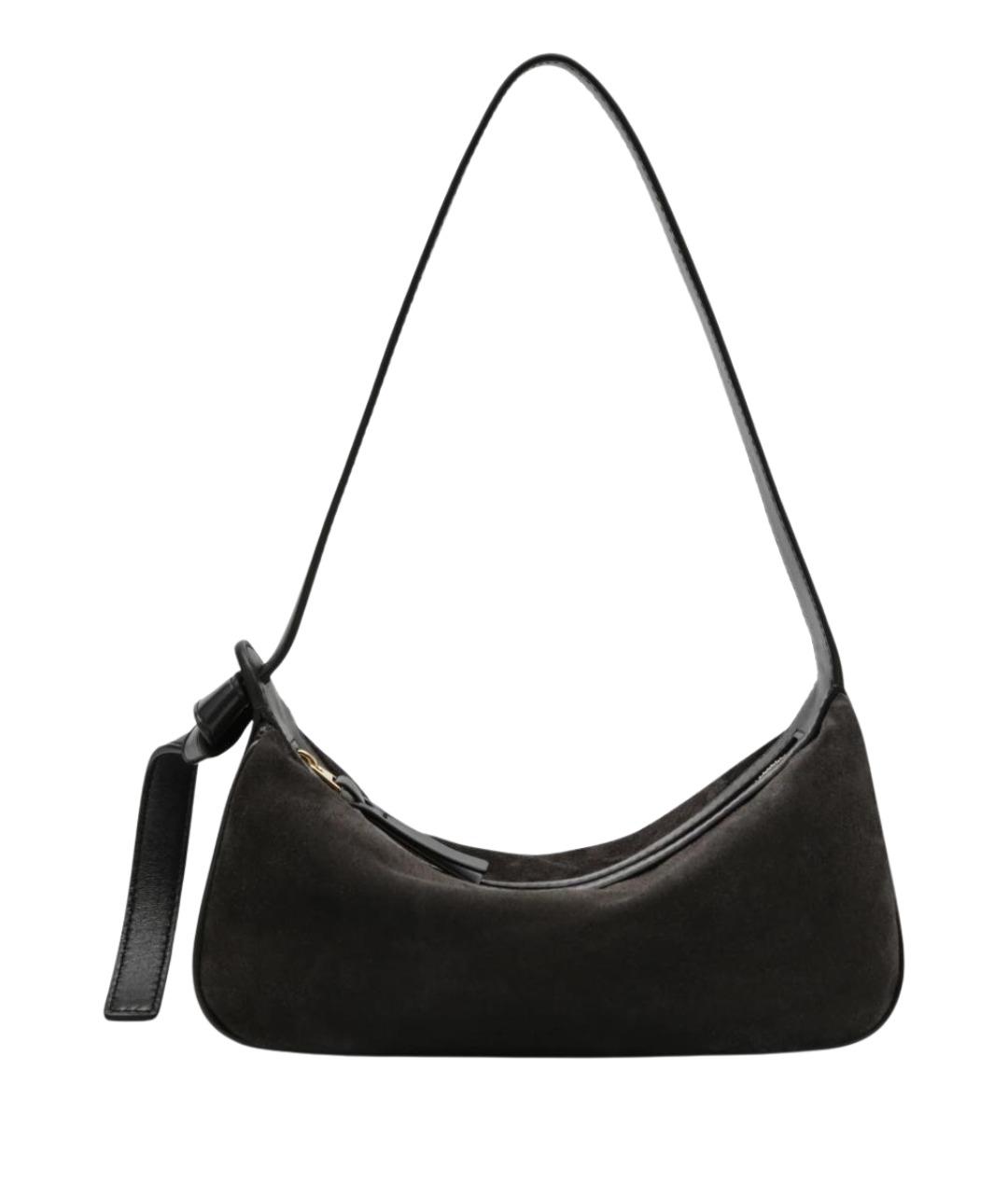 BOTTEGA VENETA Коричневая замшевая сумка через плечо, фото 1