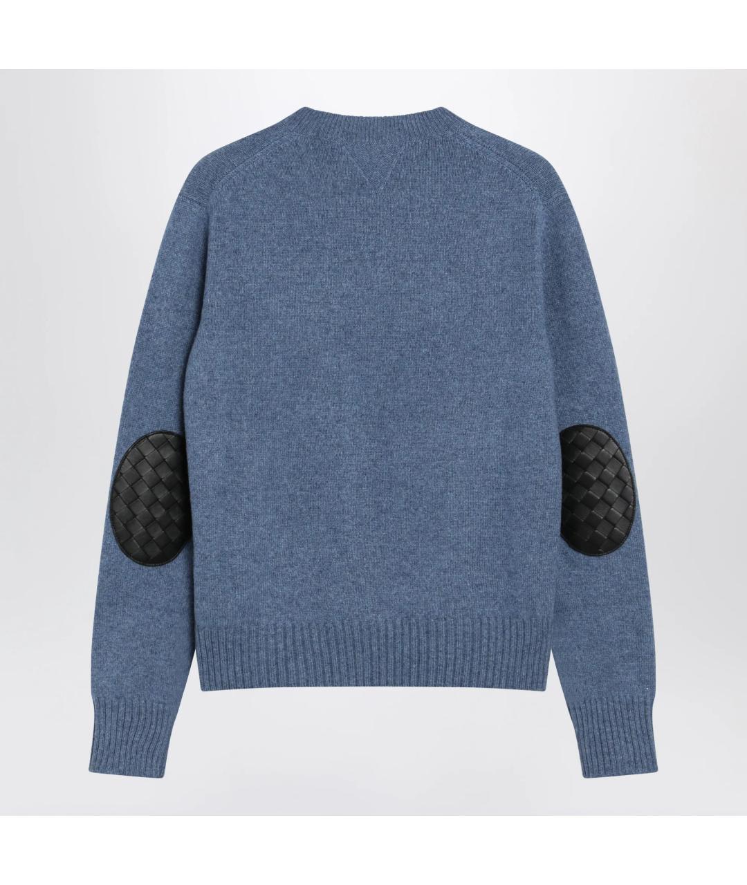 BOTTEGA VENETA Синий кашемировый джемпер / свитер, фото 2