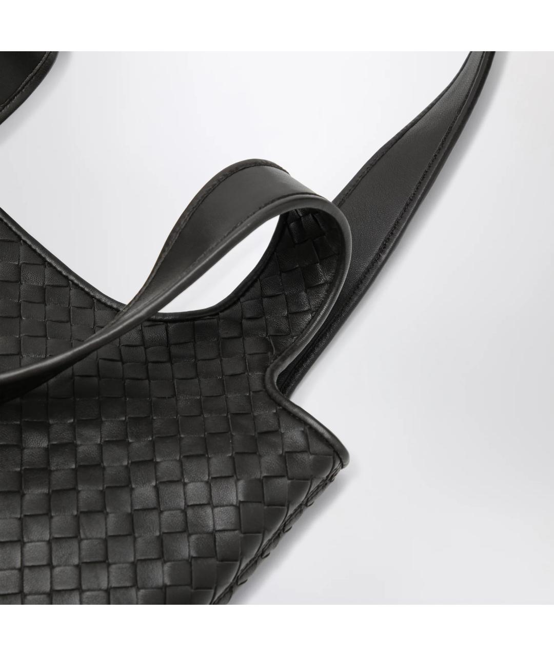 BOTTEGA VENETA Коричневая кожаная сумка тоут, фото 4