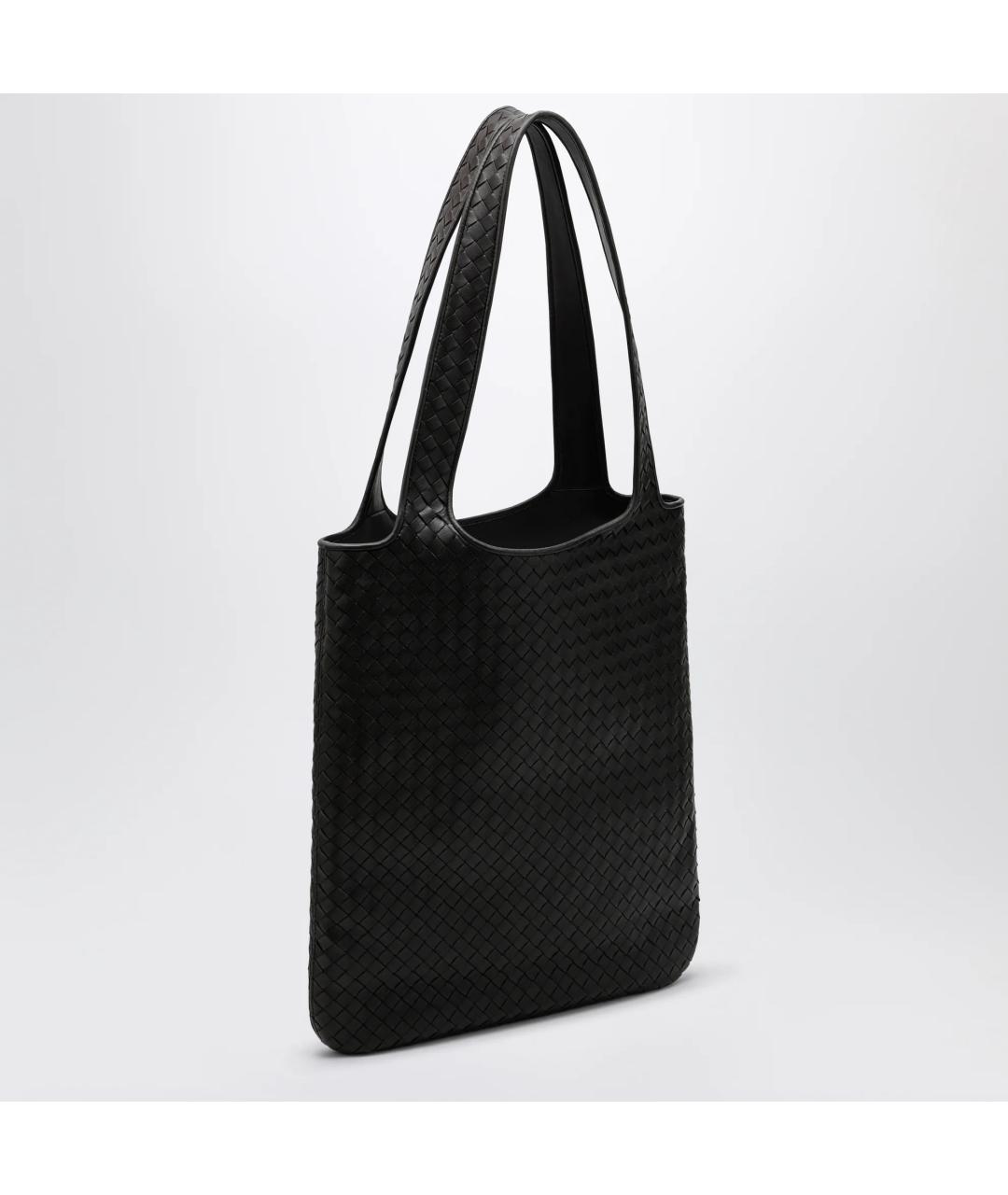BOTTEGA VENETA Коричневая кожаная сумка тоут, фото 2
