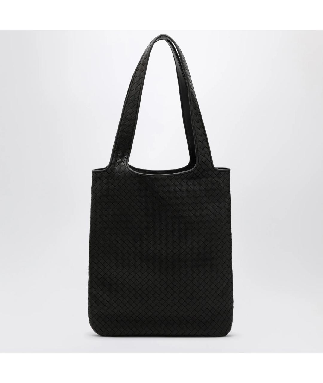 BOTTEGA VENETA Коричневая кожаная сумка тоут, фото 5