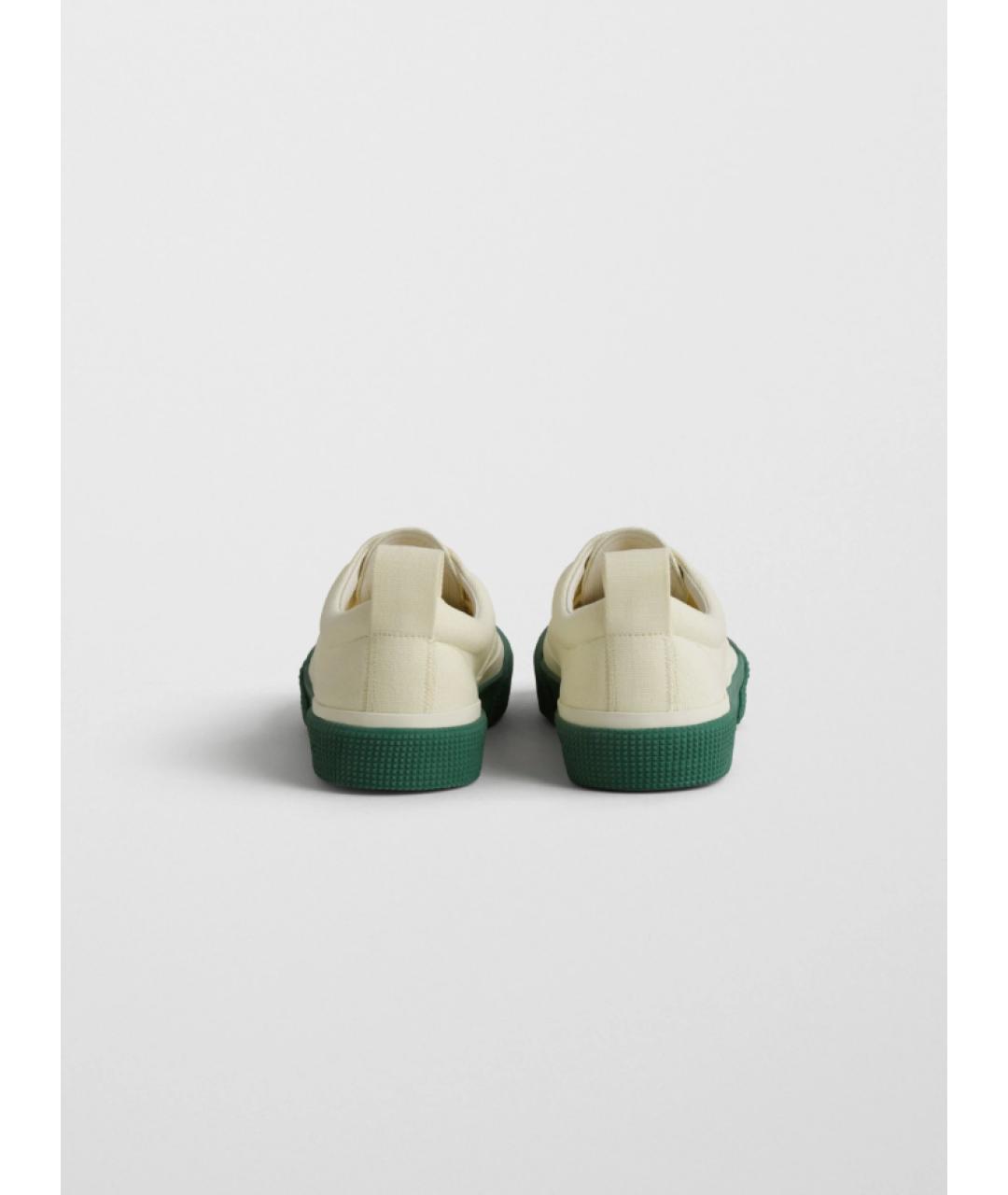 PHOEBE PHILO Желтые текстильные кеды, фото 4