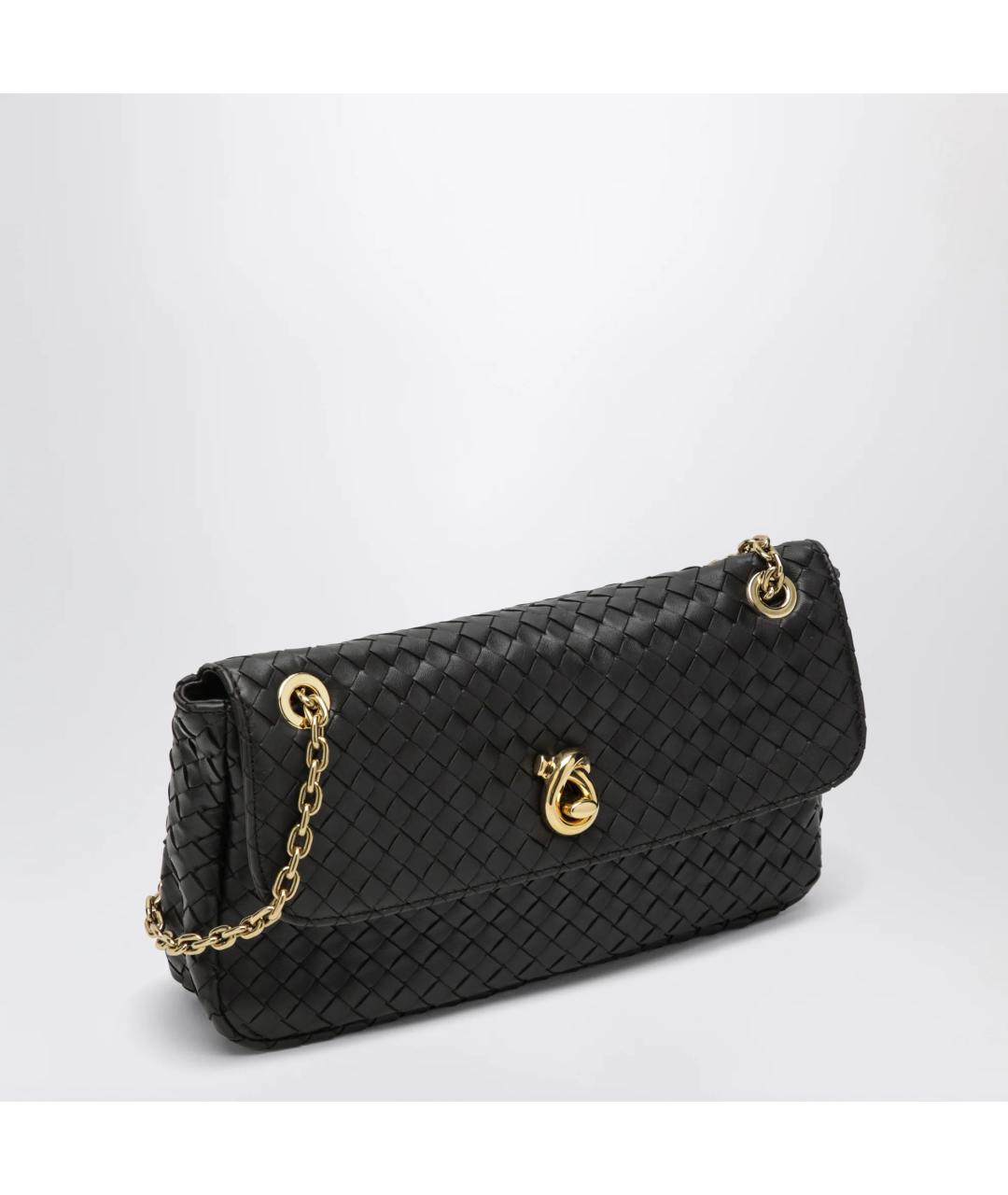 BOTTEGA VENETA Коричневая кожаная сумка через плечо, фото 2