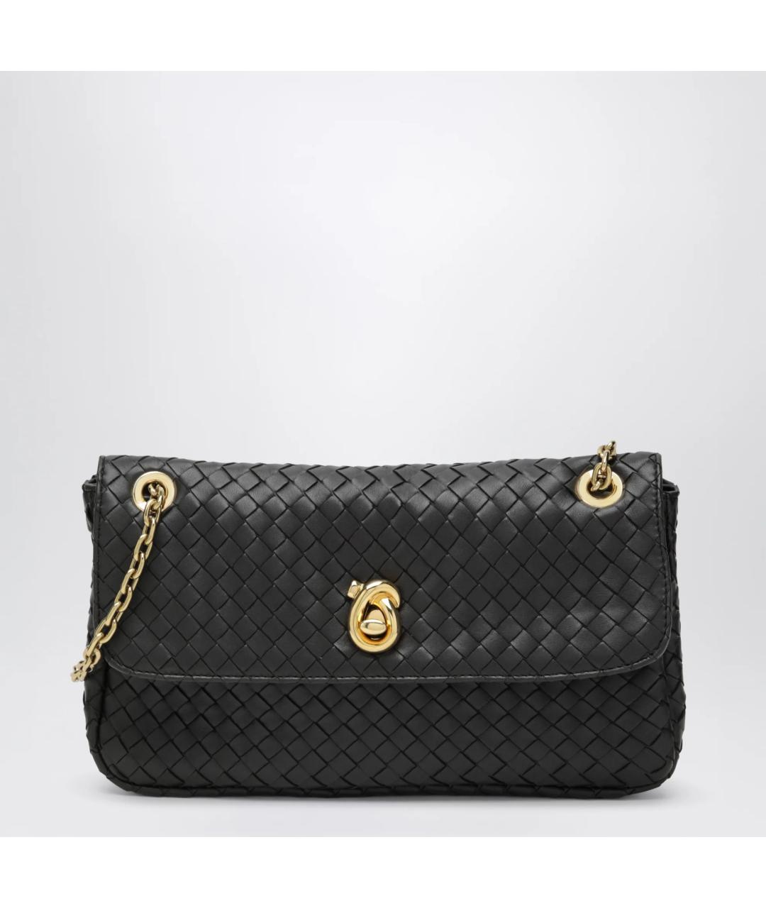 BOTTEGA VENETA Коричневая кожаная сумка через плечо, фото 6