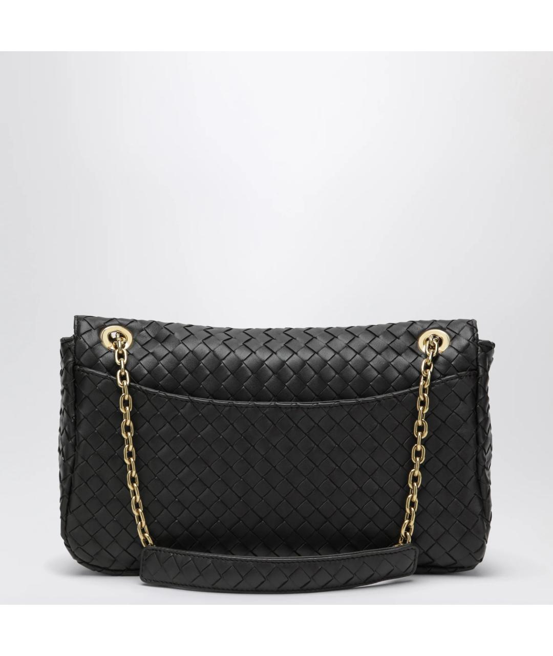 BOTTEGA VENETA Коричневая кожаная сумка через плечо, фото 3