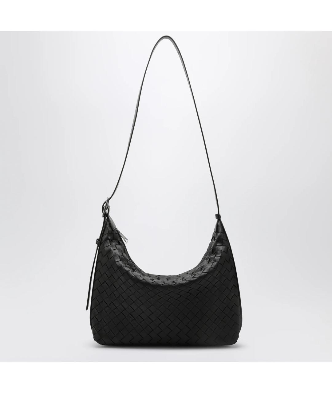 BOTTEGA VENETA Коричневая кожаная сумка на плечо, фото 6