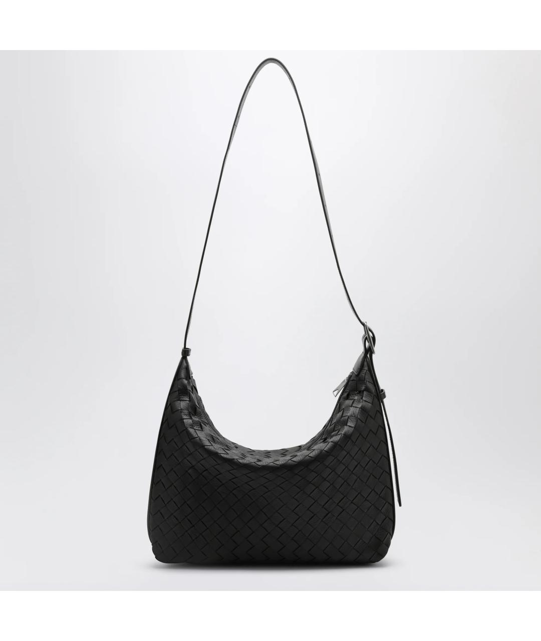 BOTTEGA VENETA Коричневая кожаная сумка на плечо, фото 3