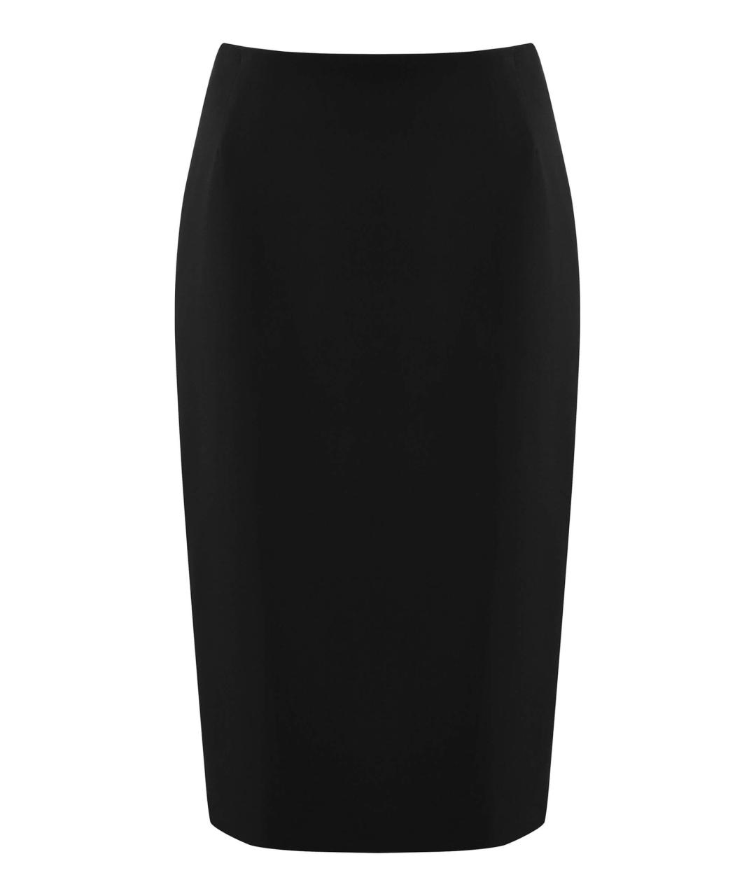 DOLCE&GABBANA Черная атласная юбка макси, фото 1