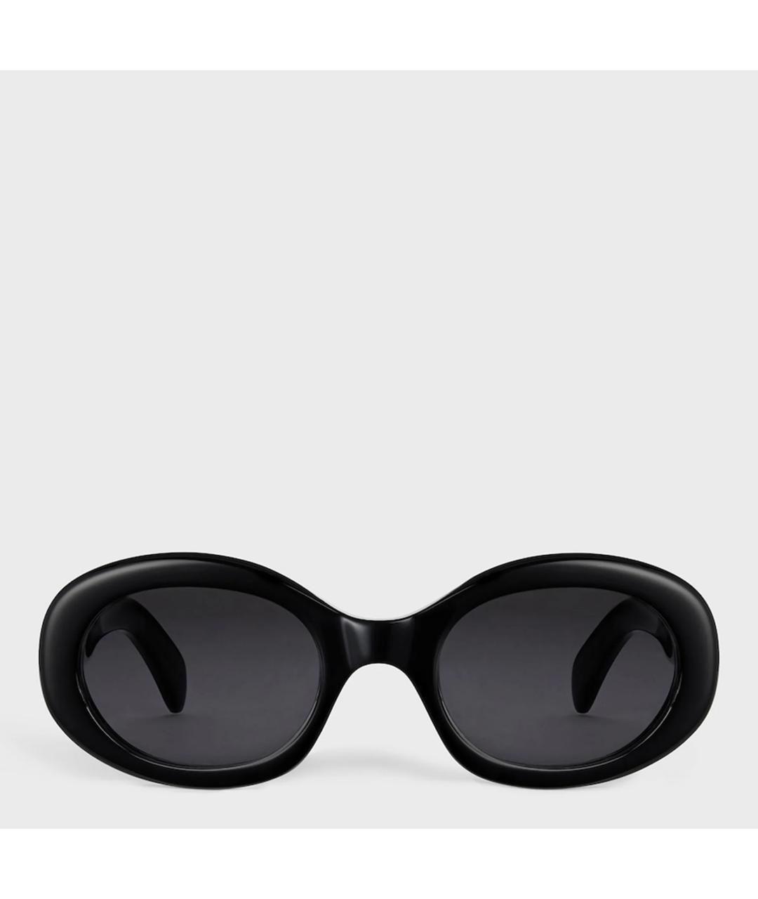 CELINE Черные пластиковые солнцезащитные очки, фото 3