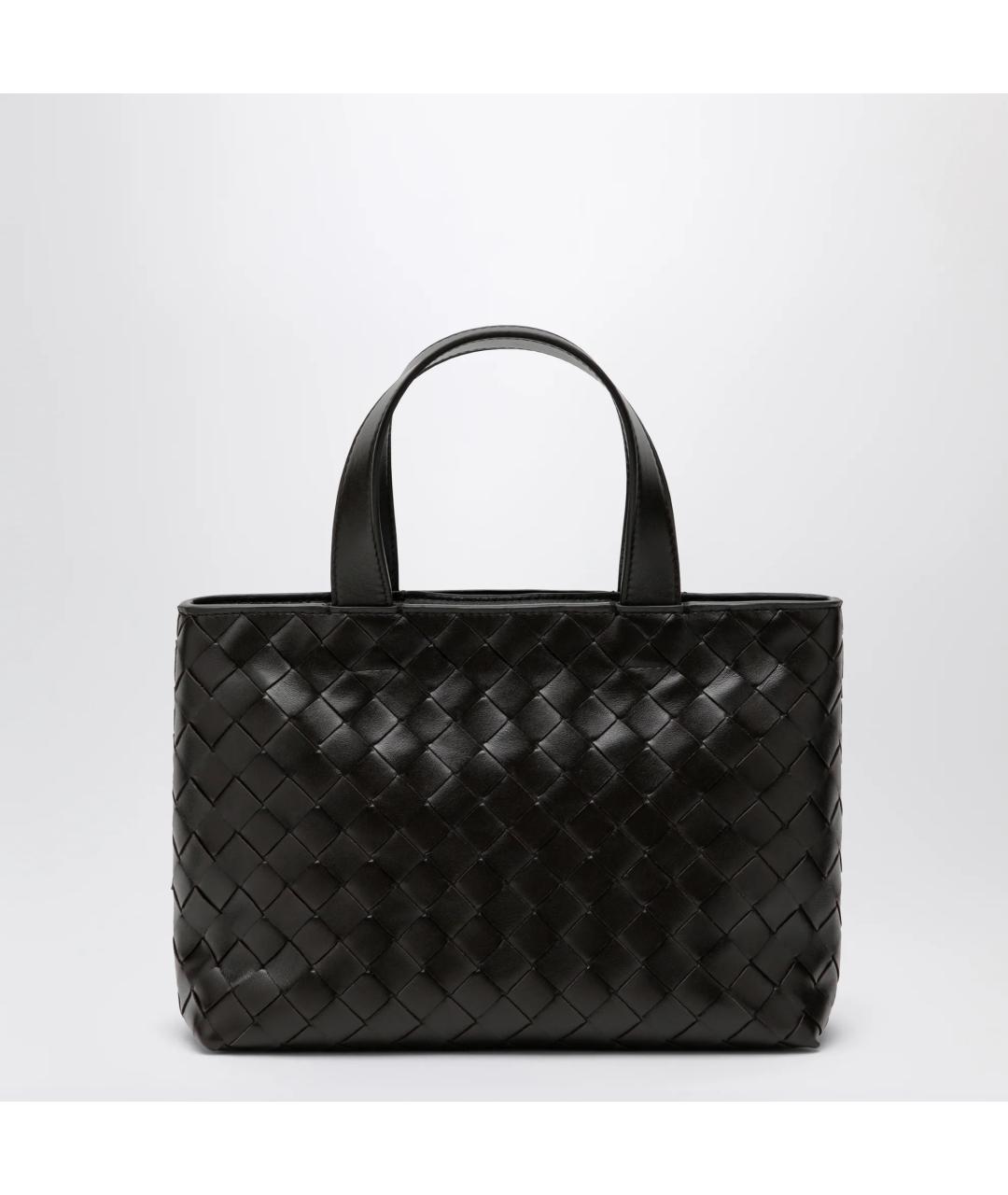 BOTTEGA VENETA Коричневая кожаная сумка тоут, фото 6