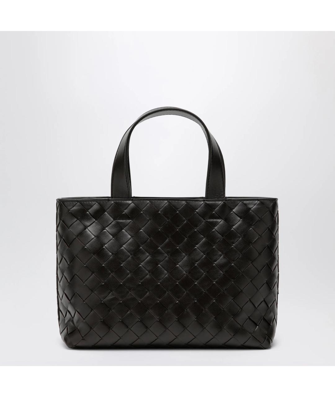BOTTEGA VENETA Коричневая кожаная сумка тоут, фото 3