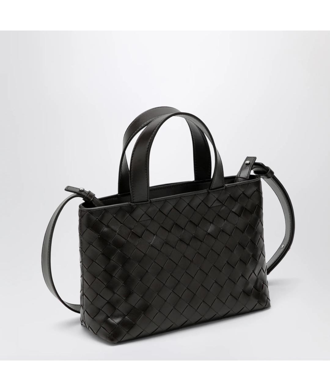 BOTTEGA VENETA Коричневая кожаная сумка тоут, фото 2