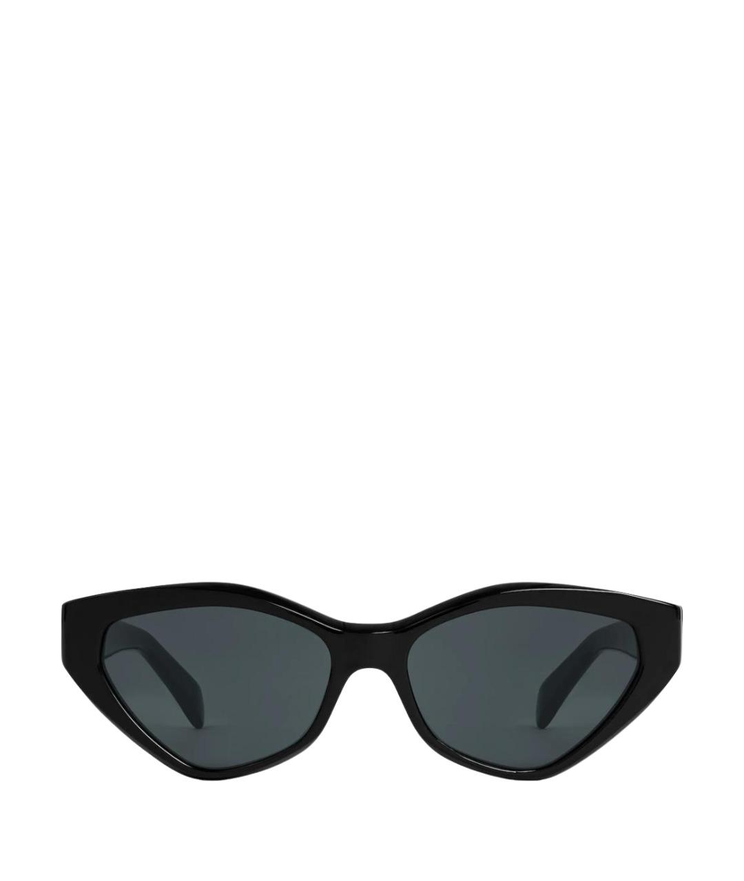 CELINE Черные пластиковые солнцезащитные очки, фото 1