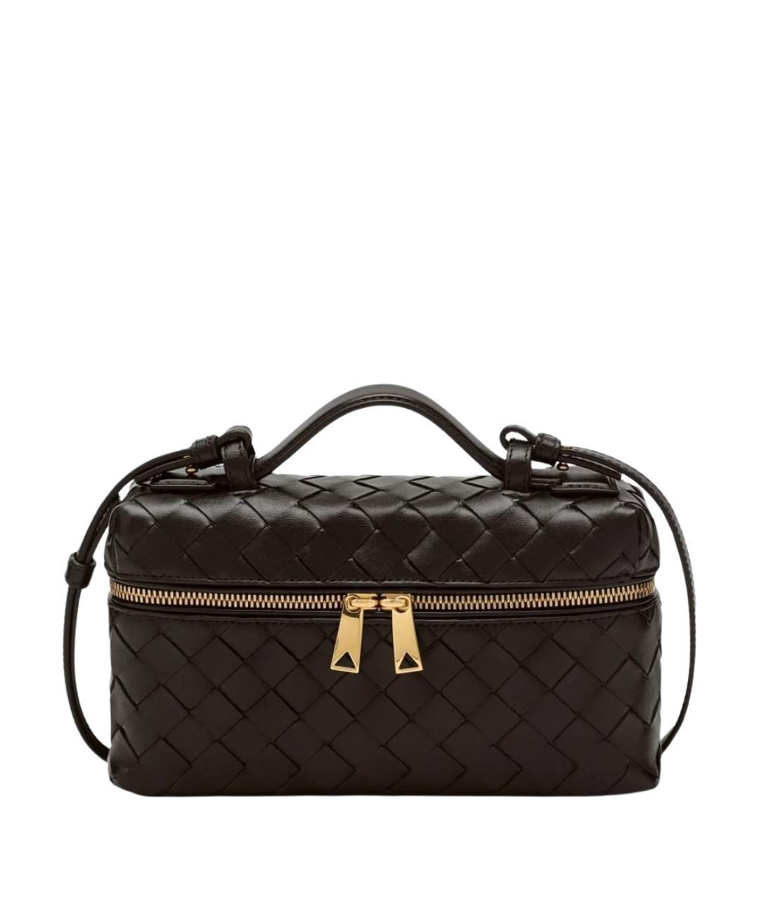 BOTTEGA VENETA Коричневая кожаная сумка через плечо, фото 1