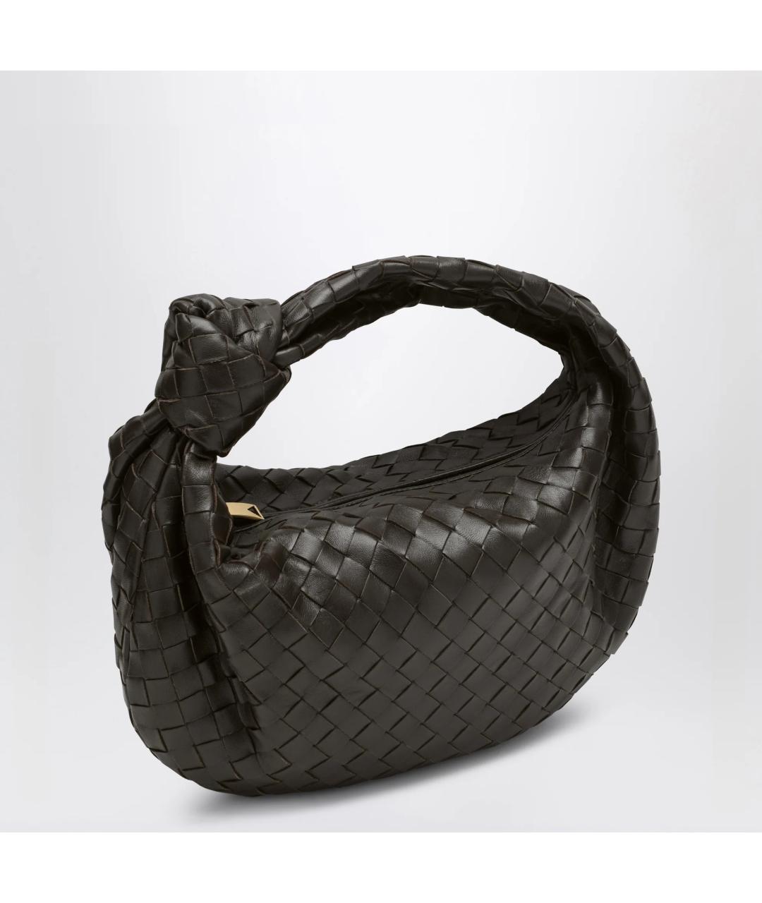 BOTTEGA VENETA Коричневая кожаная сумка через плечо, фото 2
