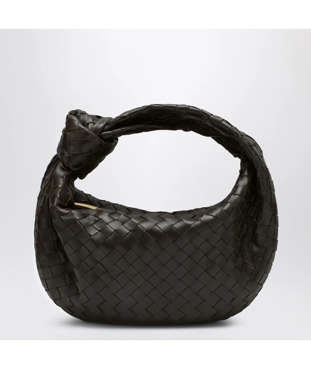 BOTTEGA VENETA Коричневая кожаная сумка через плечо, фото 6