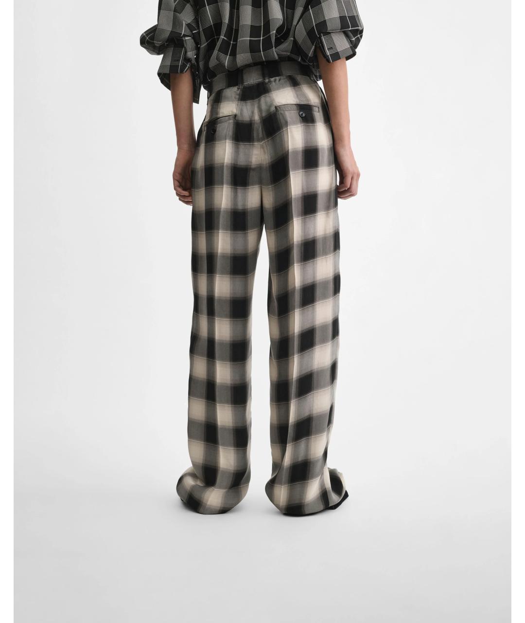 PHOEBE PHILO Мульти вискозные прямые брюки, фото 2