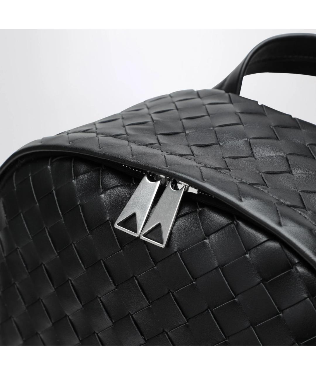 BOTTEGA VENETA Черный кожаный рюкзак, фото 5