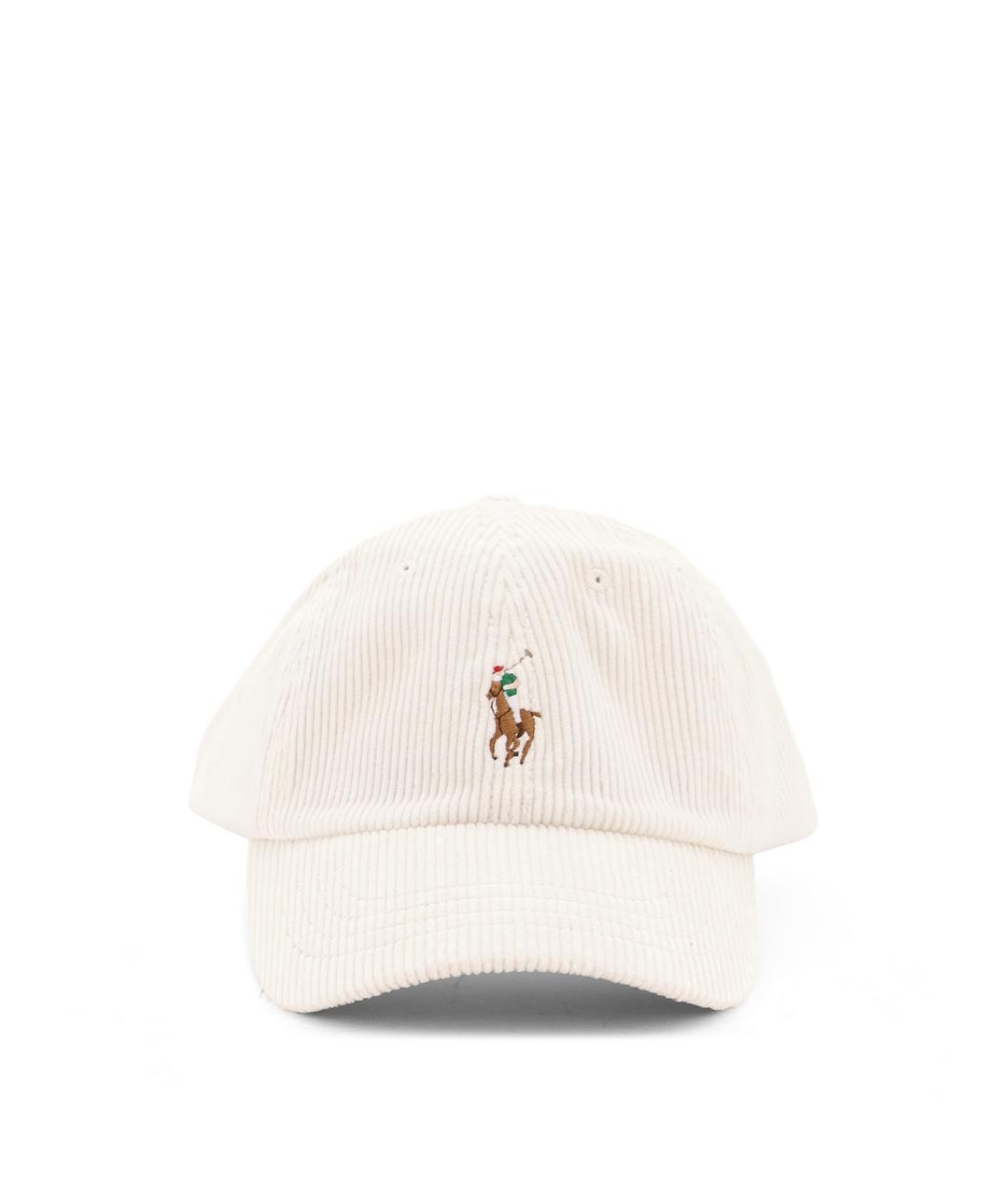 POLO RALPH LAUREN Белая хлопковая кепка/бейсболка, фото 1