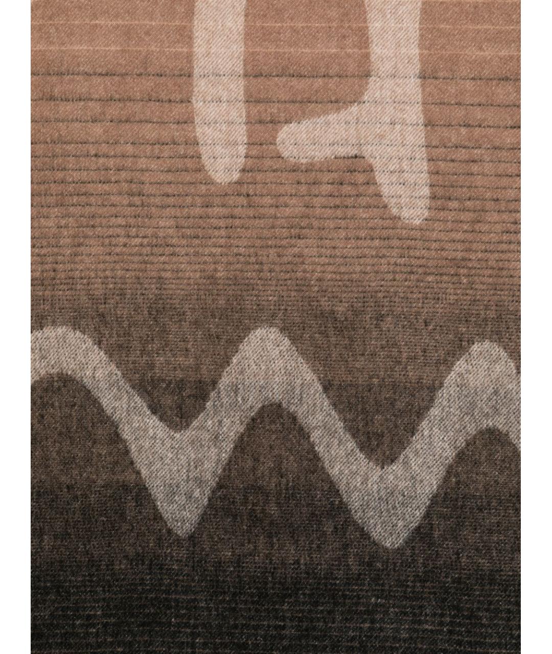 PAUL SMITH Мульти шерстяной шарф, фото 2