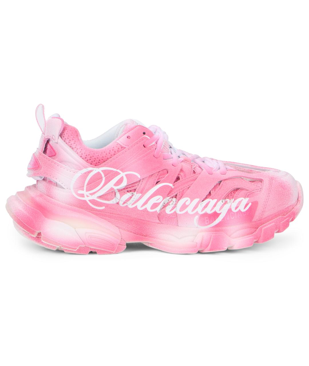 BALENCIAGA Розовые синтетические кроссовки, фото 2