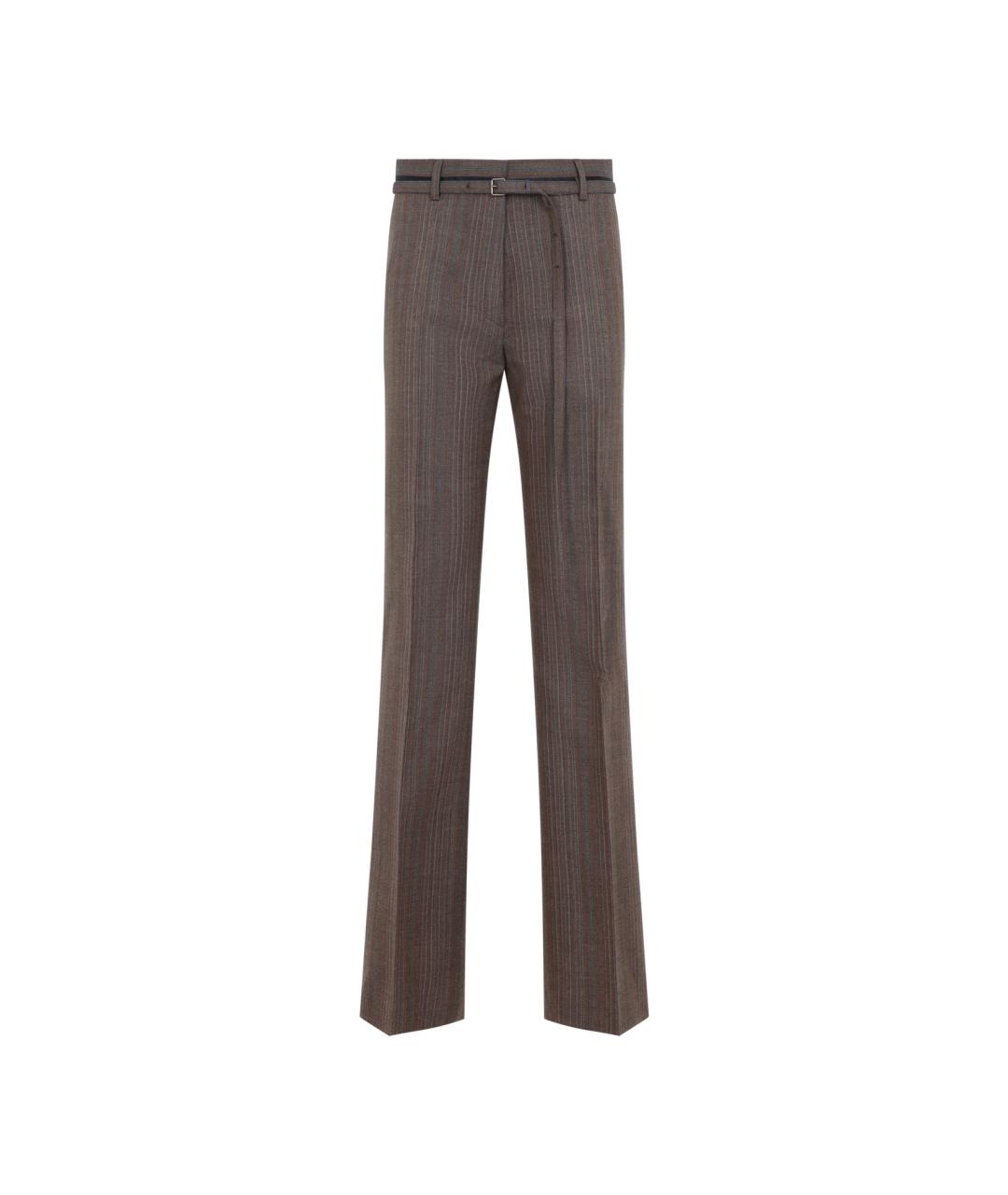 DRIES VAN NOTEN Бежевые хлопковые прямые брюки, фото 5