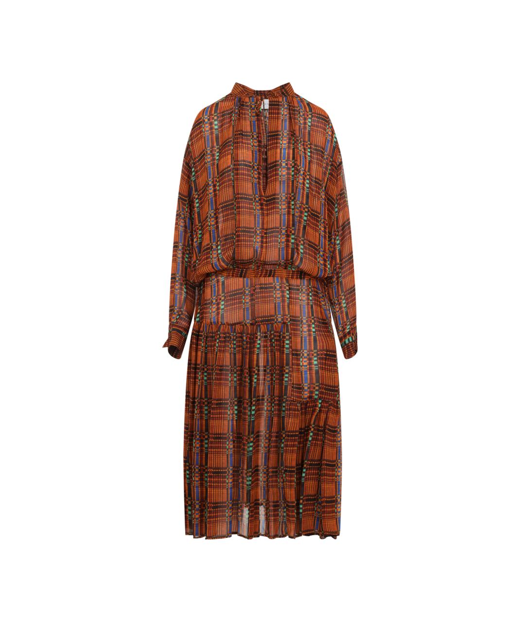 DRIES VAN NOTEN Желтое вискозное повседневное платье, фото 1