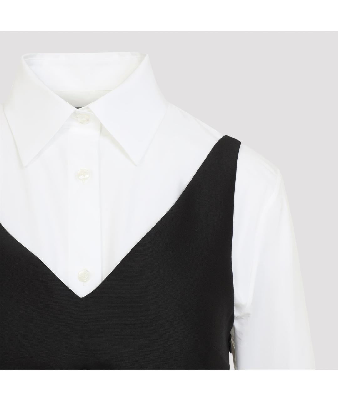 BALENCIAGA Черное шерстяное повседневное платье, фото 6