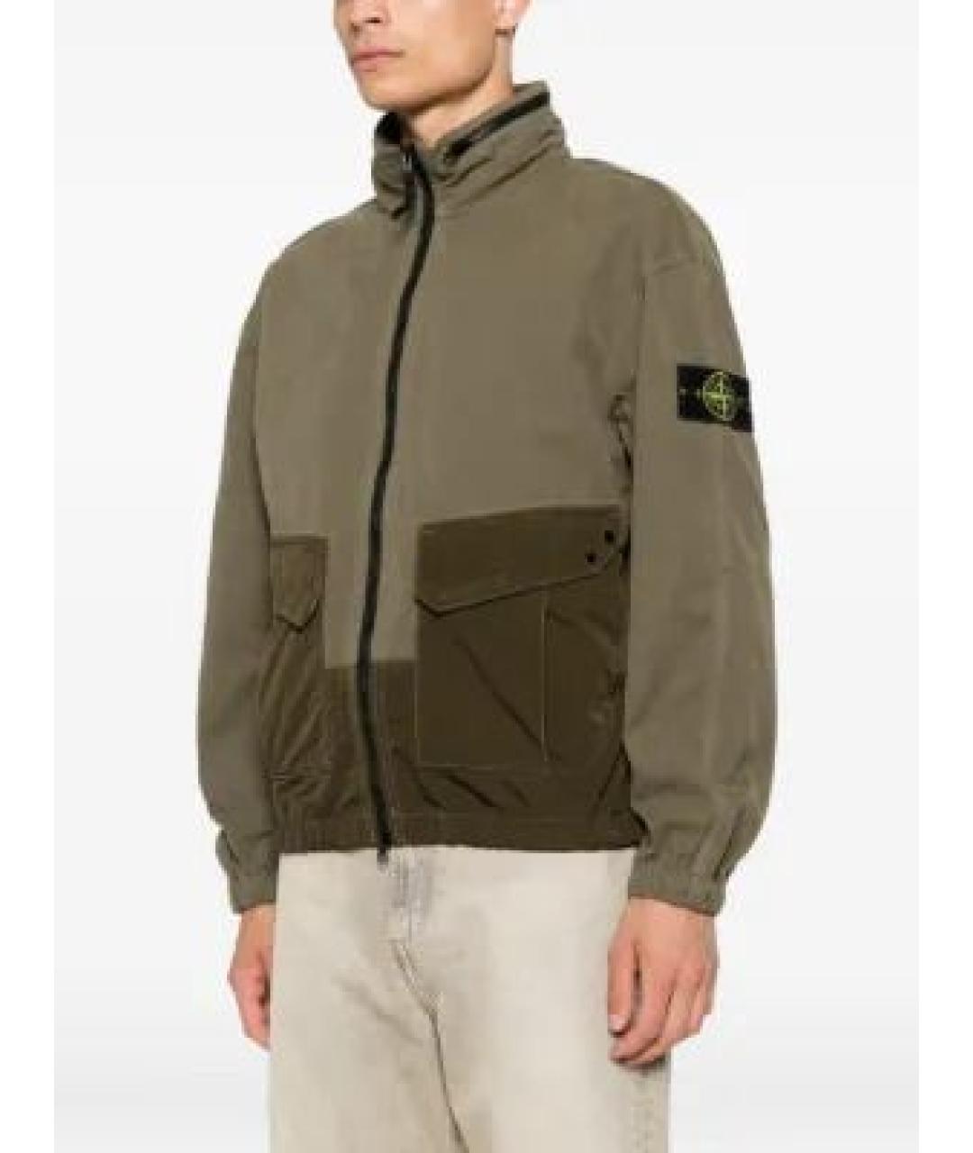 STONE ISLAND Зеленая куртка, фото 3