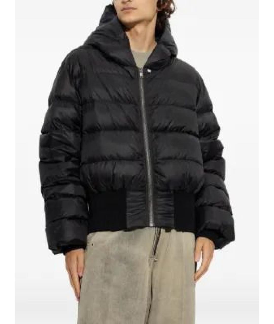 RICK OWENS Черная шерстяная куртка, фото 3