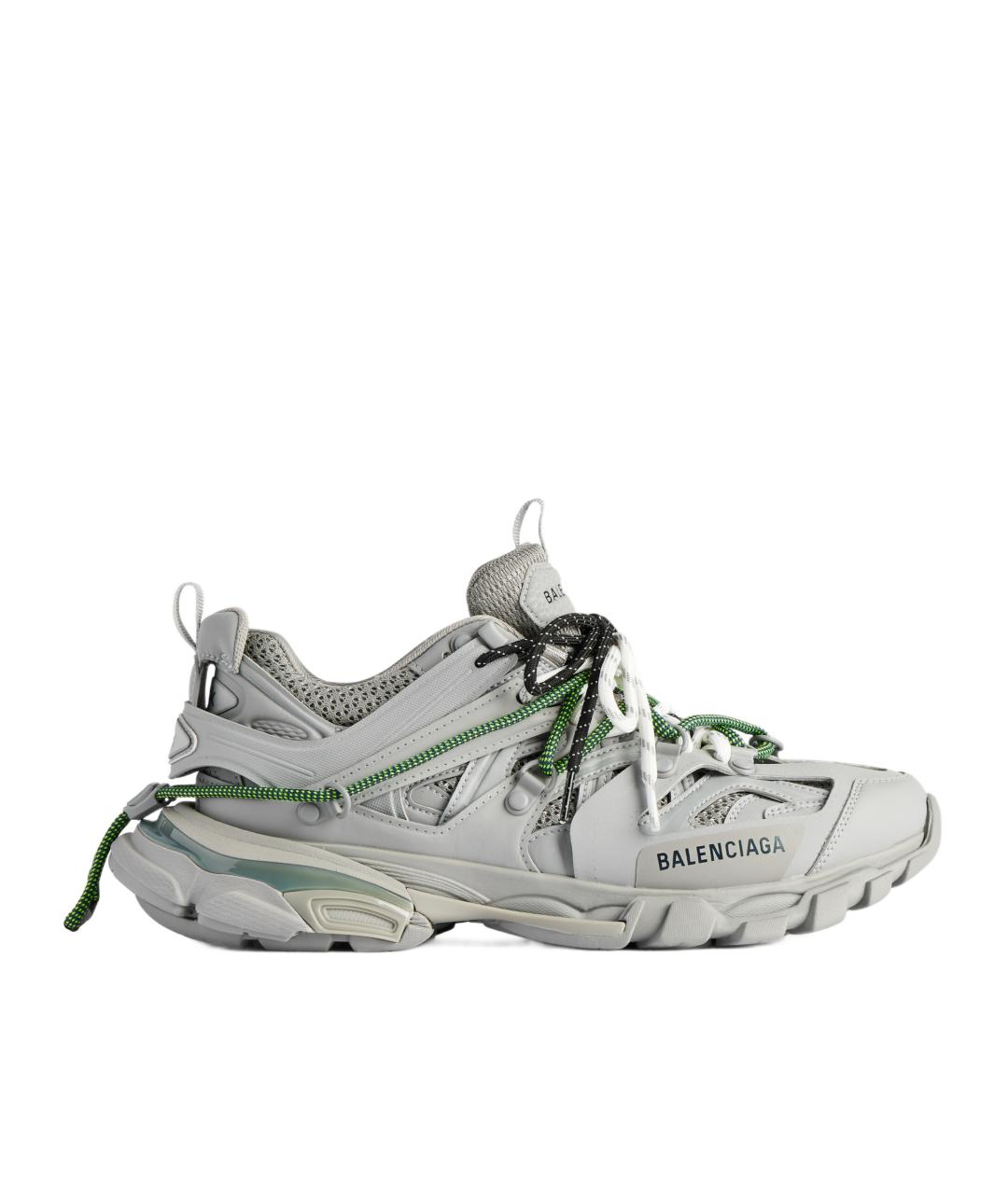 BALENCIAGA Серые синтетические низкие кроссовки / кеды, фото 1