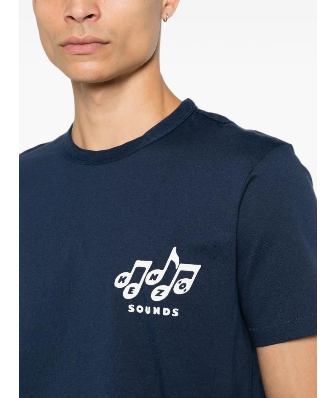 KENZO Синяя футболка, фото 5