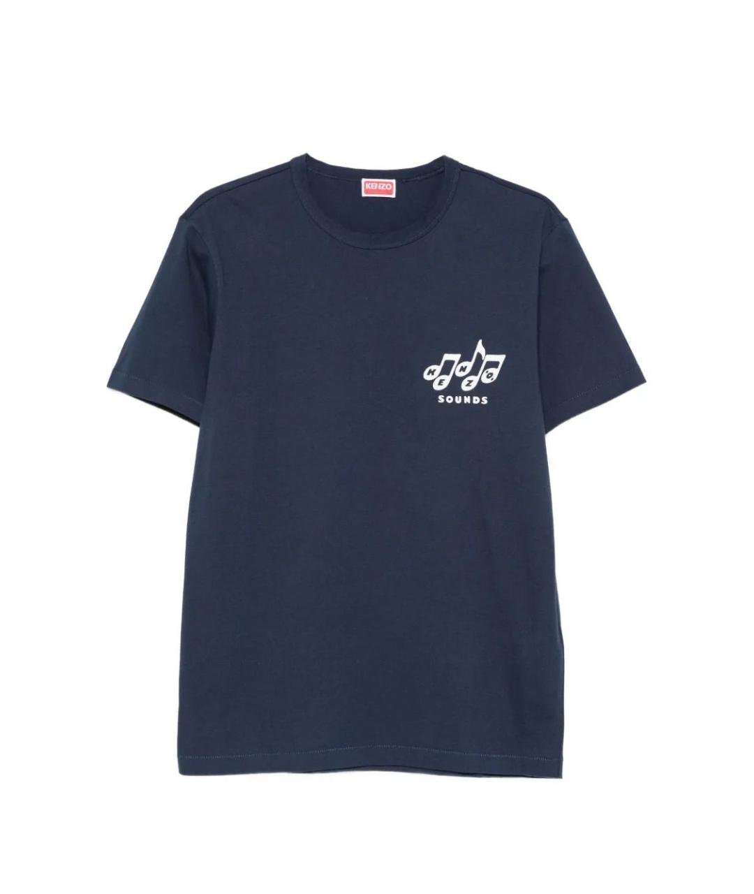 KENZO Синяя футболка, фото 4
