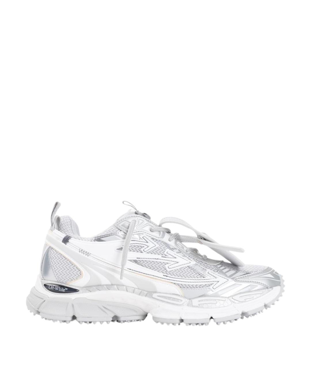 OFF-WHITE Серые синтетические низкие кроссовки / кеды, фото 1