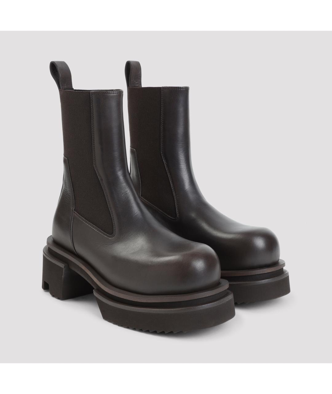 RICK OWENS Кожаные ботинки, фото 4