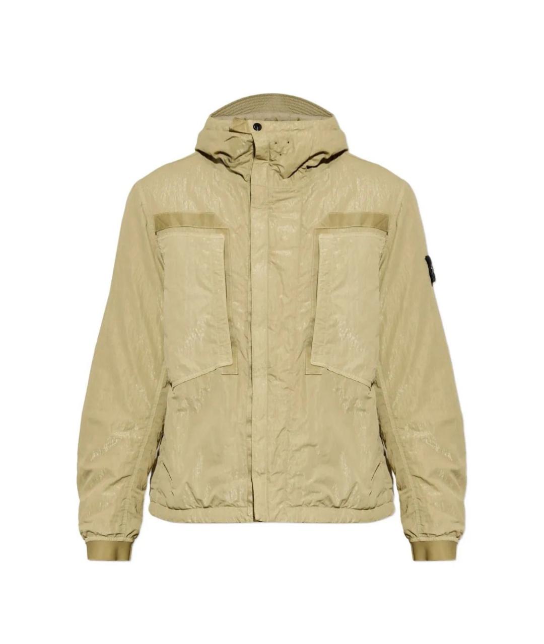 STONE ISLAND Зеленая полиамидовая куртка, фото 4