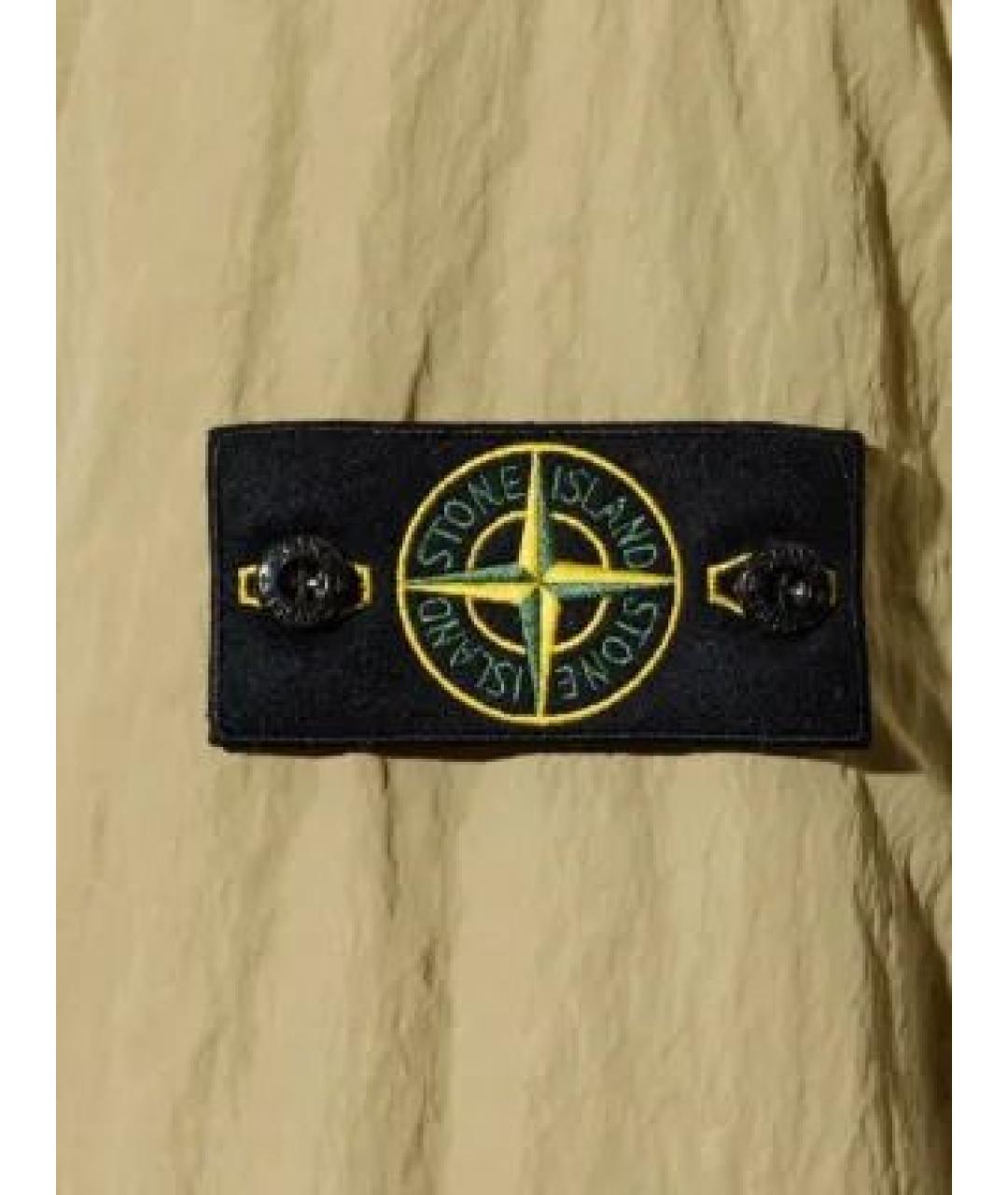 STONE ISLAND Зеленая полиамидовая куртка, фото 3