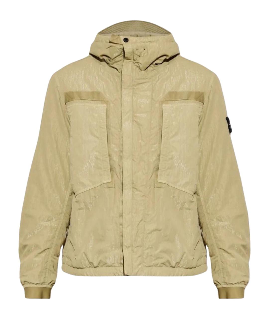 STONE ISLAND Зеленая полиамидовая куртка, фото 1