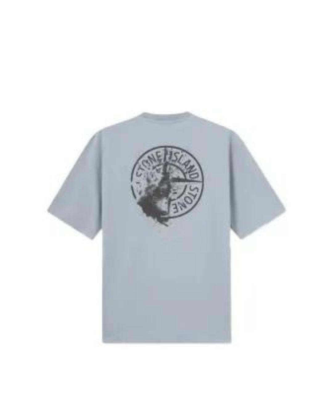 STONE ISLAND Серая футболка, фото 2