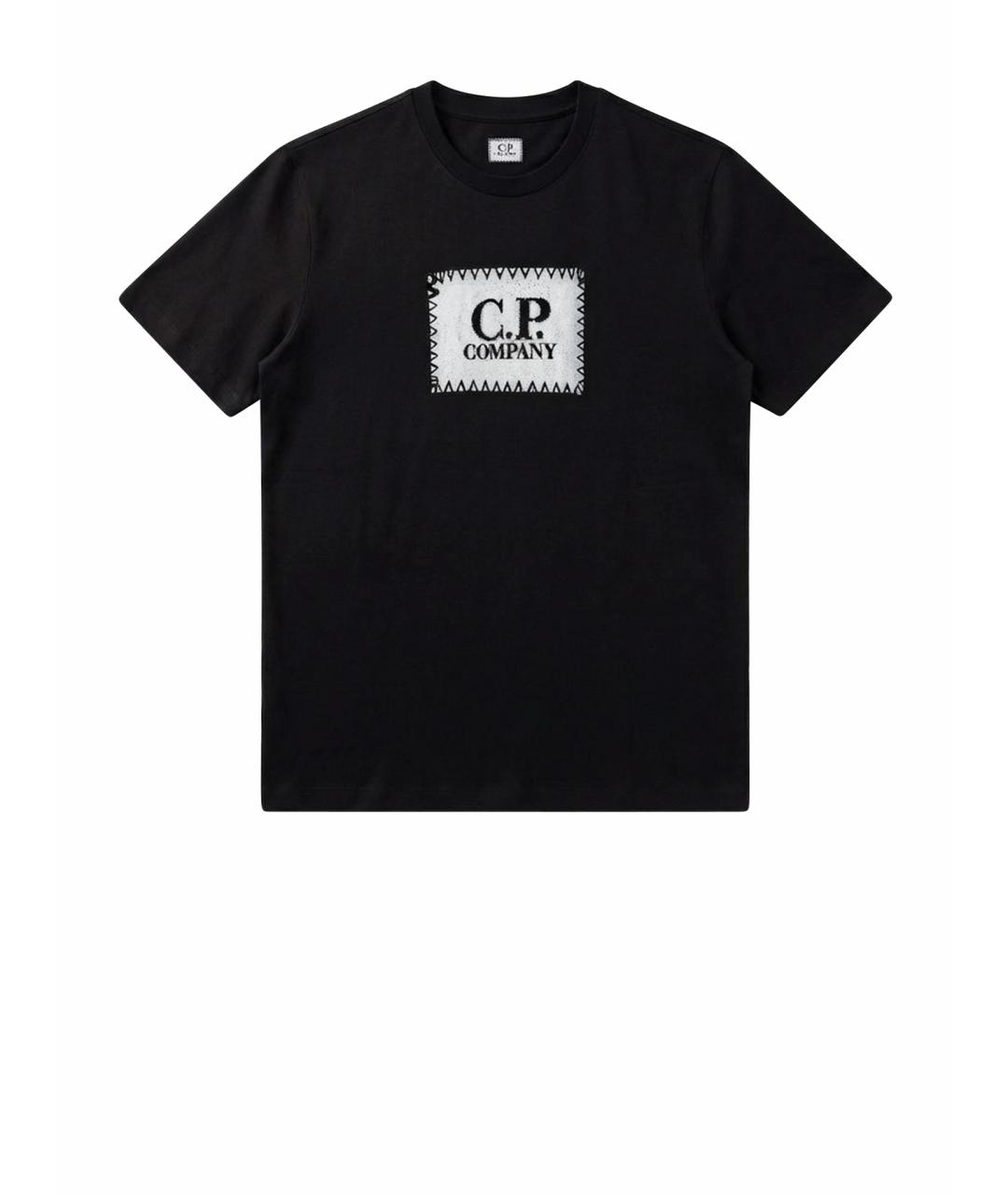 CP COMPANY Черная хлопковая футболка, фото 6