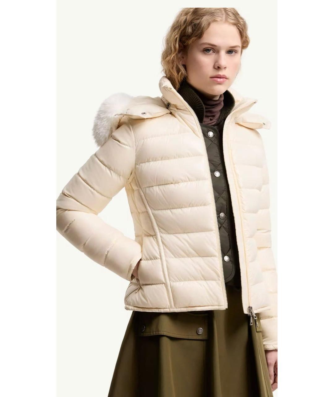 MONCLER Бежевая куртка, фото 4