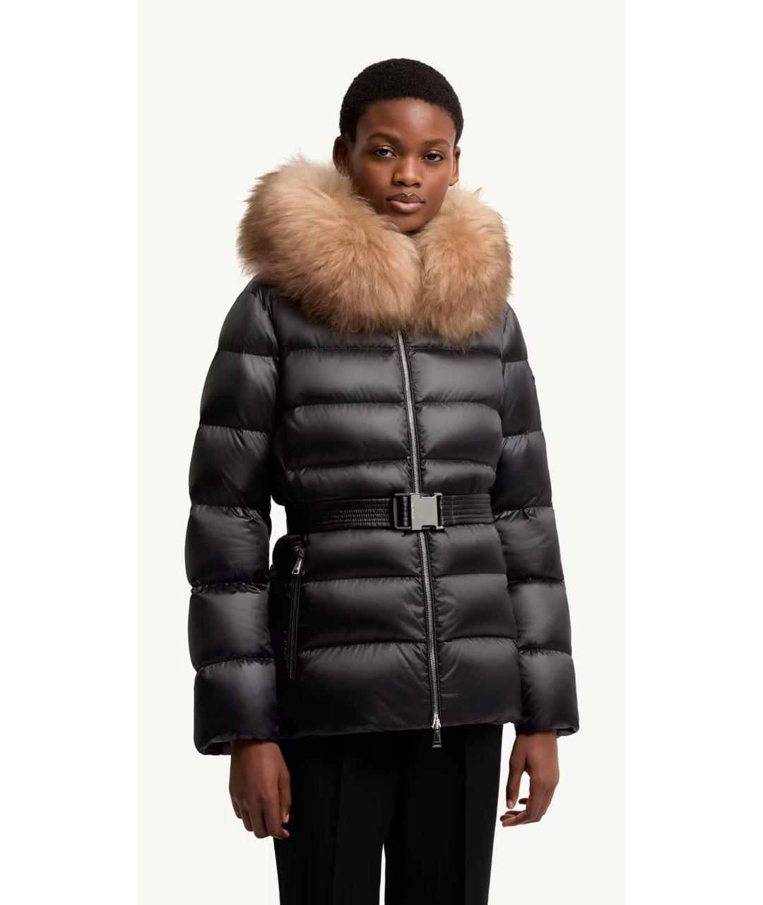 MONCLER Черная куртка, фото 4