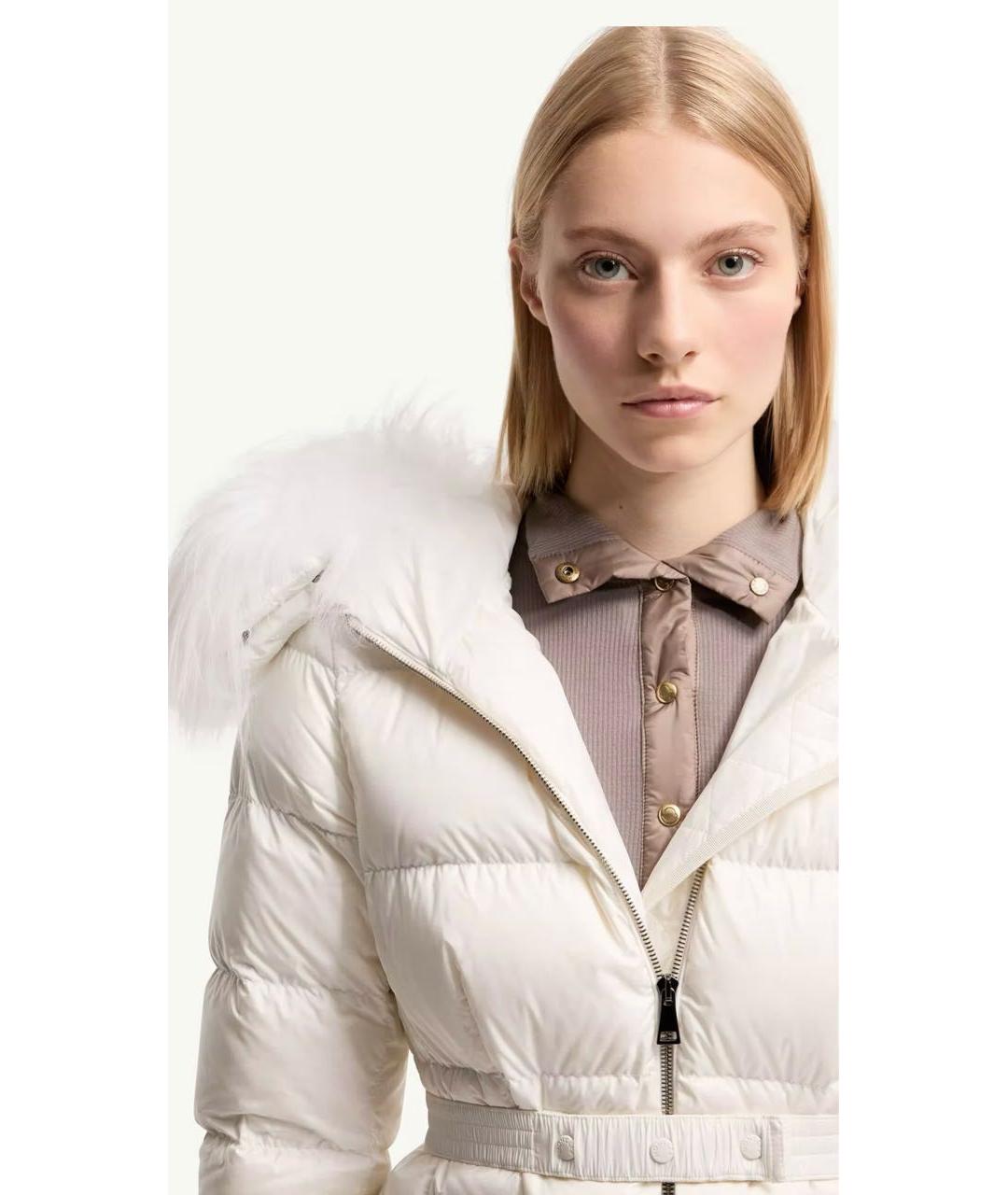 MONCLER Белая куртка, фото 6
