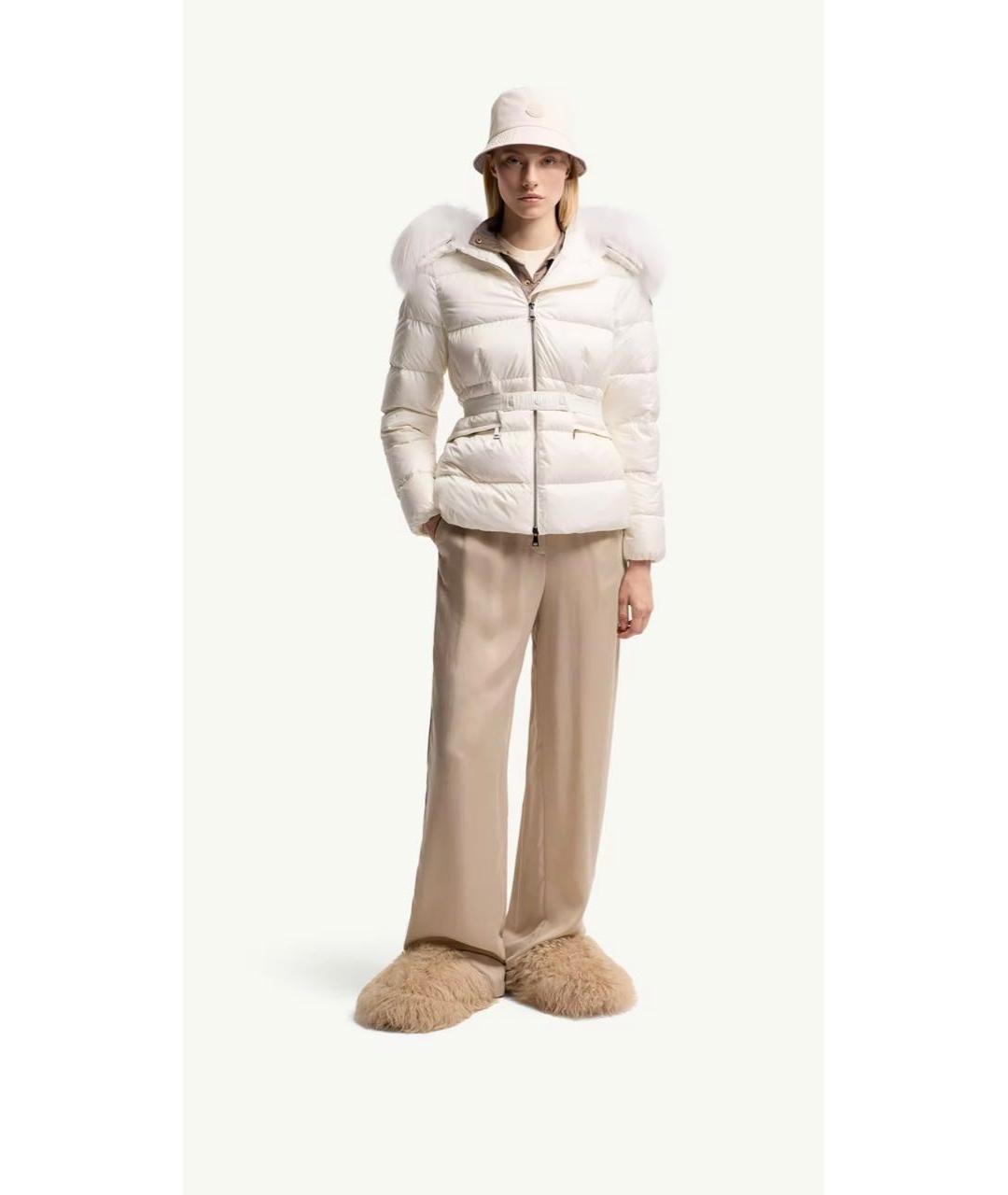 MONCLER Белая куртка, фото 2
