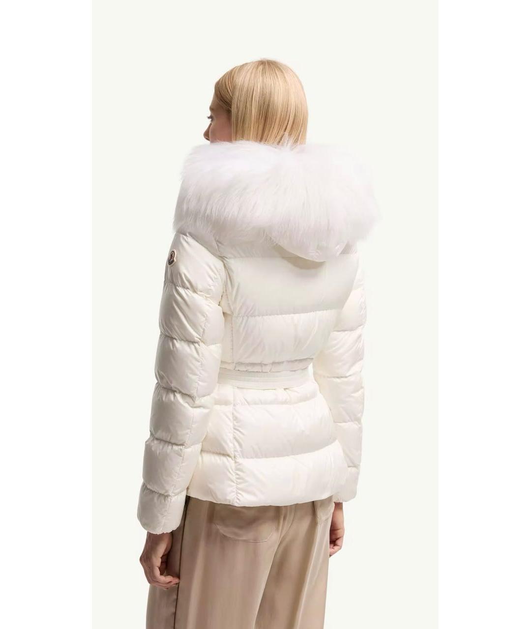 MONCLER Белая куртка, фото 5