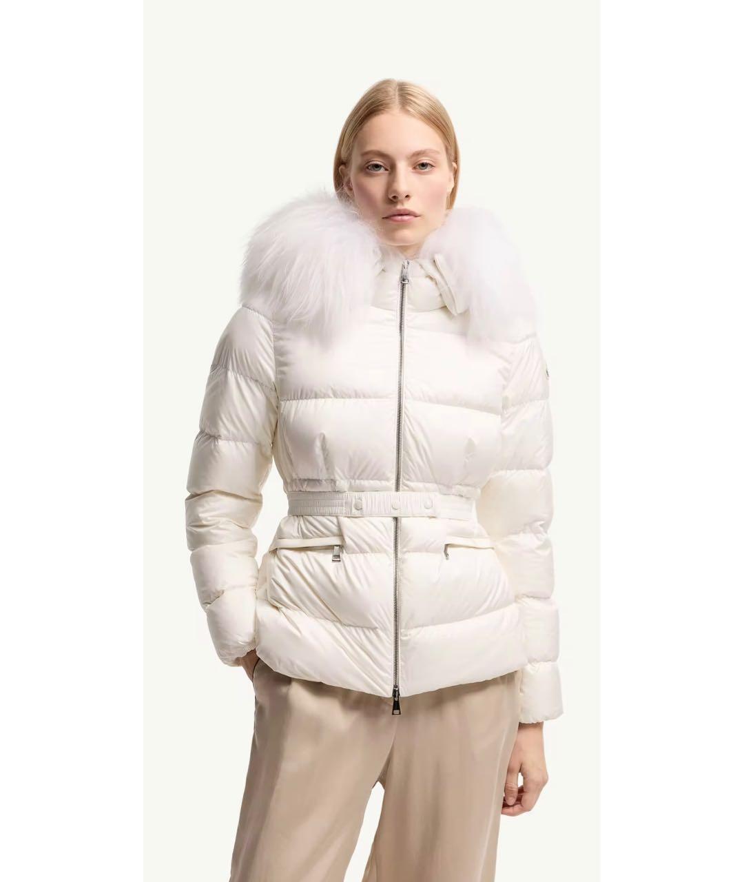 MONCLER Белая куртка, фото 4
